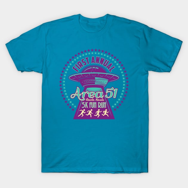 Area 51 Fun Run T-Shirt by DavesTees